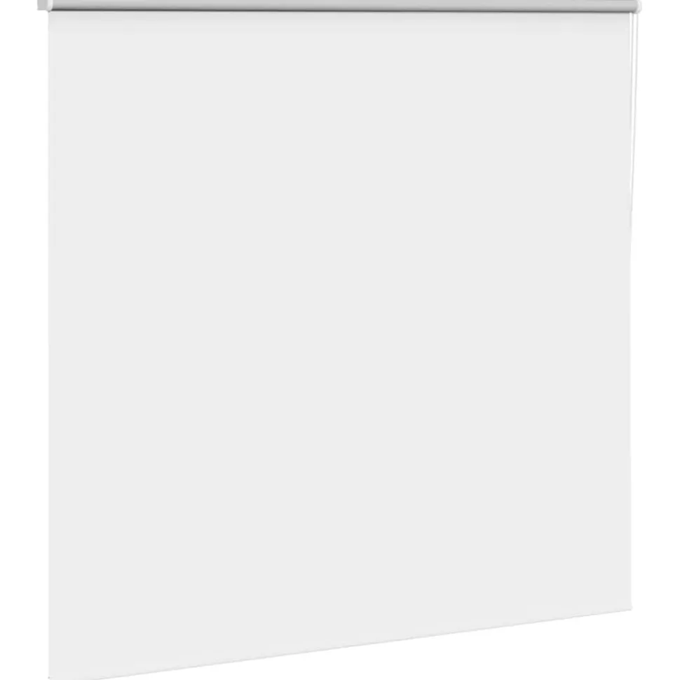 vidaXL Rolgordijn verduisterend 155x150 cm stofbreedte 151,6 cm wit