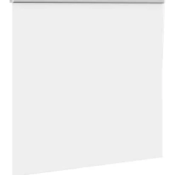 vidaXL Rolgordijn verduisterend 145x175 cm stofbreedte 141,6 cm wit