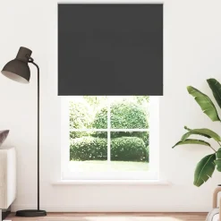 vidaXL Rolgordijn verduisterend 130x230 cm stofbreedte 126,6 cm zwart