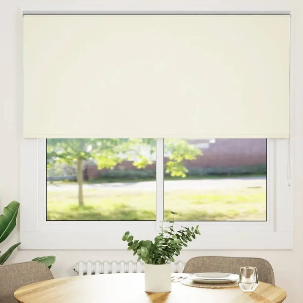 vidaXL Rolgordijn verduisterend 160x130 cm stofbreedte 156,6 cm