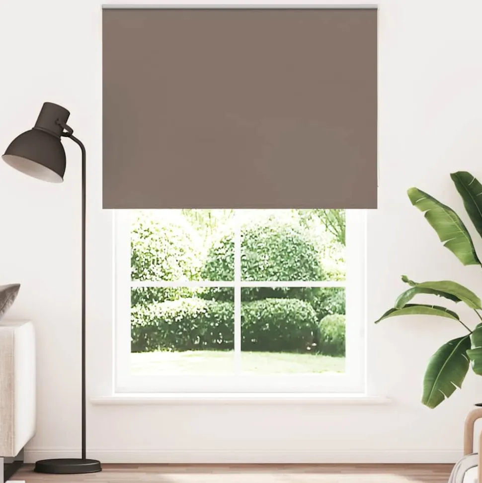 vidaXL Rolgordijn verduisterend koffie 165x230 cm stofbreedte 161,6 cm