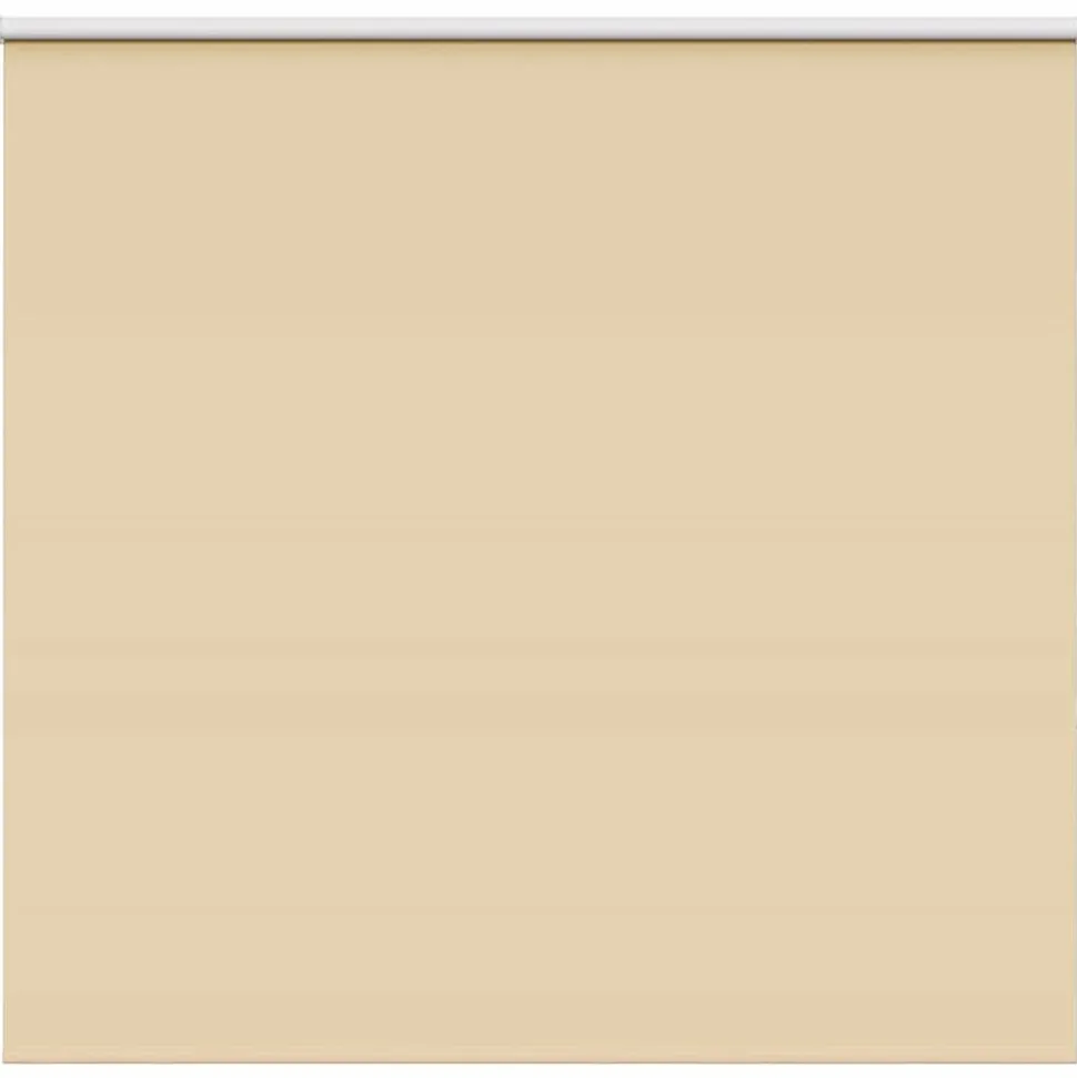 vidaXL Rolgordijn verduisterend 160x130 cm stofbreedte 156,6 cm beige