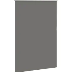 vidaXL Rolgordijn verduisterend 105x130 cm stofbreedte 100,7 cm grijs