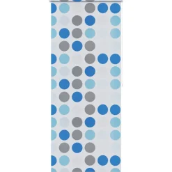 vidaXL Rolgordijn voor douche 80x240 cm cirkel