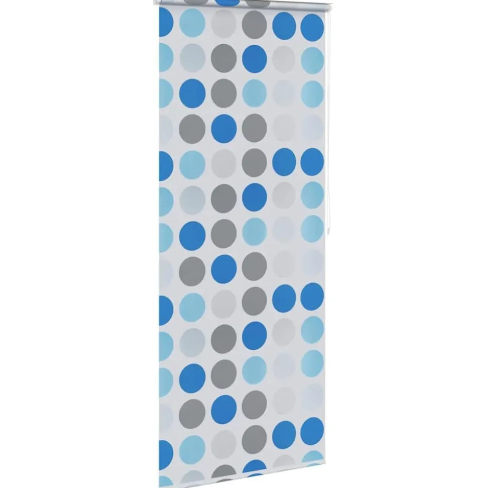 vidaXL Rolgordijn voor douche 80x240 cm cirkel