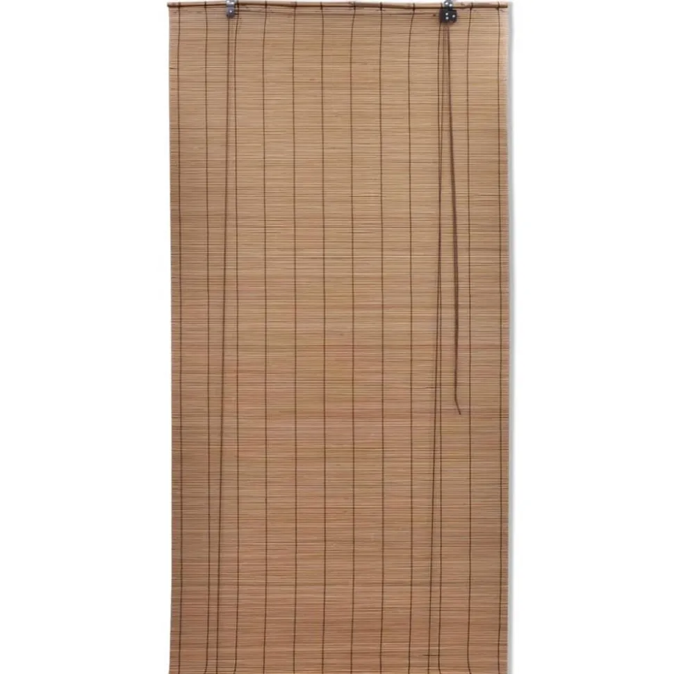 vidaXL Rolgordijn 80x160 cm bamboe bruin