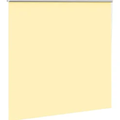 vidaXL Rolgordijn 145x175 cm stofbreedte 141,6 cm verduisterend geel