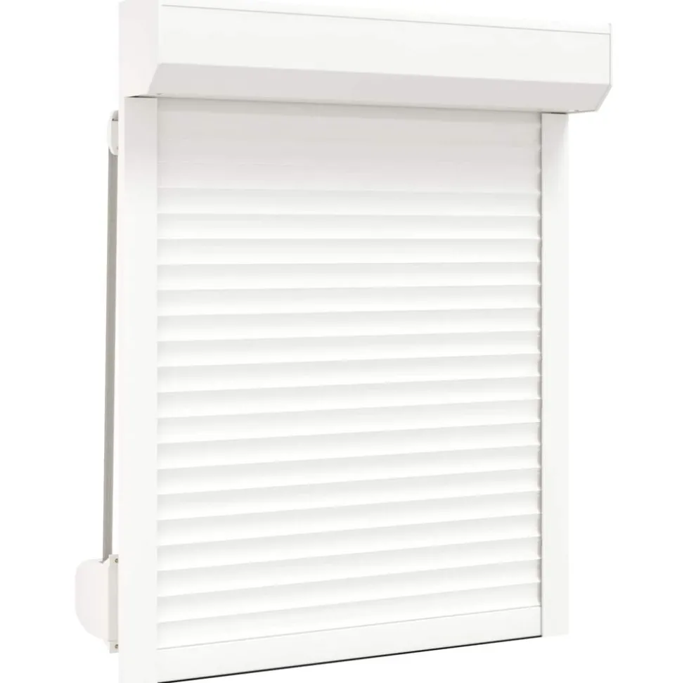 vidaXL Roljaloezie Wit 70 x 100 cm Aluminium en Polyurethaan