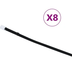 vidaXL Rolopzetstukken voor zwembadhoes 8 st universeel 1,8 m