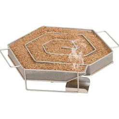 vidaXL Rookgenerator koud 6-hoekig 22,5 cm roestvrij staal