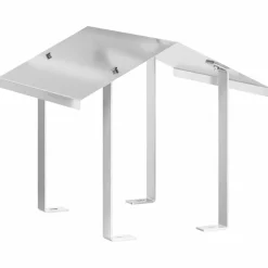vidaXL Rookkap Zilver 40 x 40 x 37,5 cm Roestvrij staal