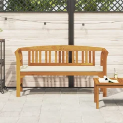 vidaXL Rozenbank Natuurlijk 157 x 46 x 82,5 cm Massief Acaciahout