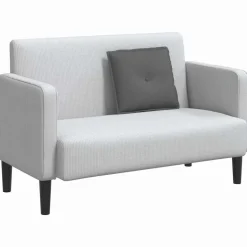 vidaXL Rugkussen Donkergrijs 50 x 19 x 45 cm Stof