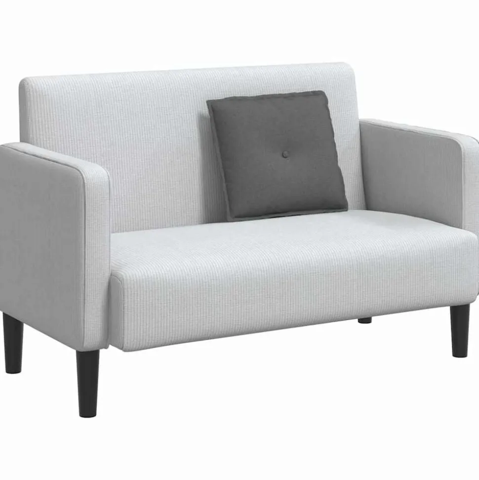 vidaXL Rugkussen Donkergrijs 50 x 19 x 45 cm Stof