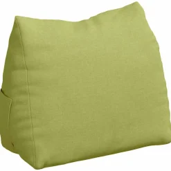 vidaXL Rugkussen Lichtgroen 45 x 20 x 35 cm Stof