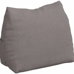 vidaXL Rugkussen Taupe 45 x 20 x 35 cm Stof
