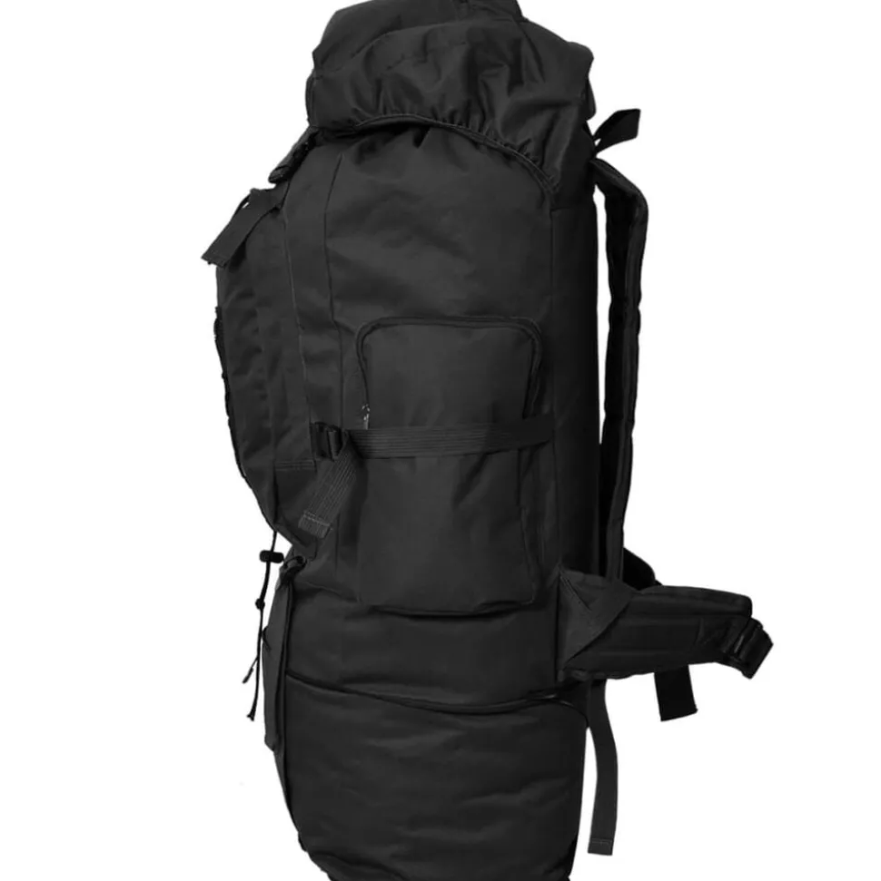 vidaXL Rugzak legerstijl XXL 100 L zwart