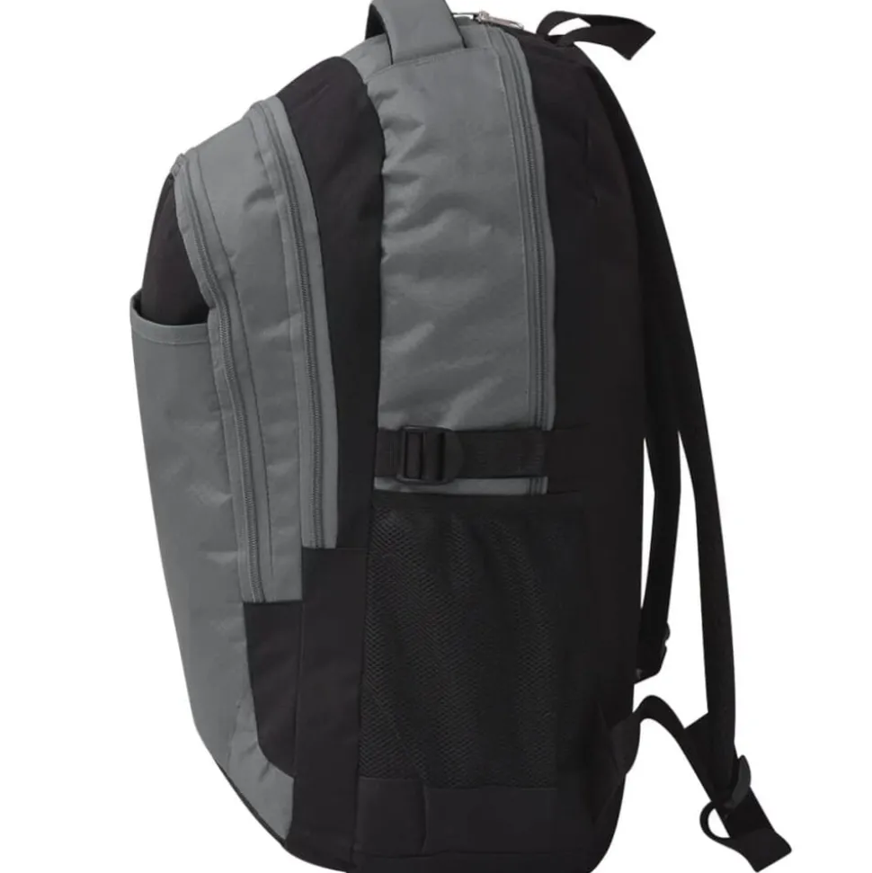 vidaXL Rugzak voor school 40 L zwart en grijs