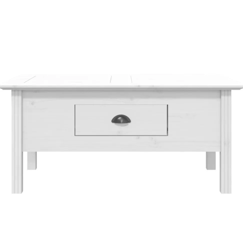 vidaXL Salontafel BODO 100x55x46 cm massief grenenhout wit