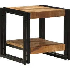 vidaXL Salontafel Bruin 40 x 40 x 38 cm Massief Mango Hout