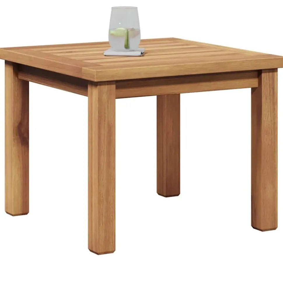 vidaXL Salontafel Bruin 45 x 45 x 36 cm Massief Teakhout