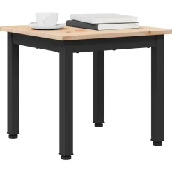 vidaXL Salontafel Naturel 40 x 40 x 36 cm Massief grenenhout