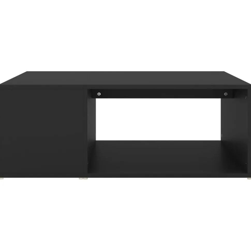 vidaXL Salontafel 90x67x33 cm bewerkt hout zwart