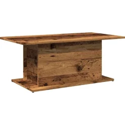 vidaXL Salontafel 102x55,5x40 cm bewerkt hout oude houtkleurig