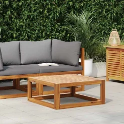 vidaXL Salontafel 68x68x29 cm massief acaciahout