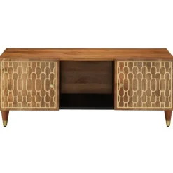 vidaXL Salontafel 100x54x40 cm massief mangohout