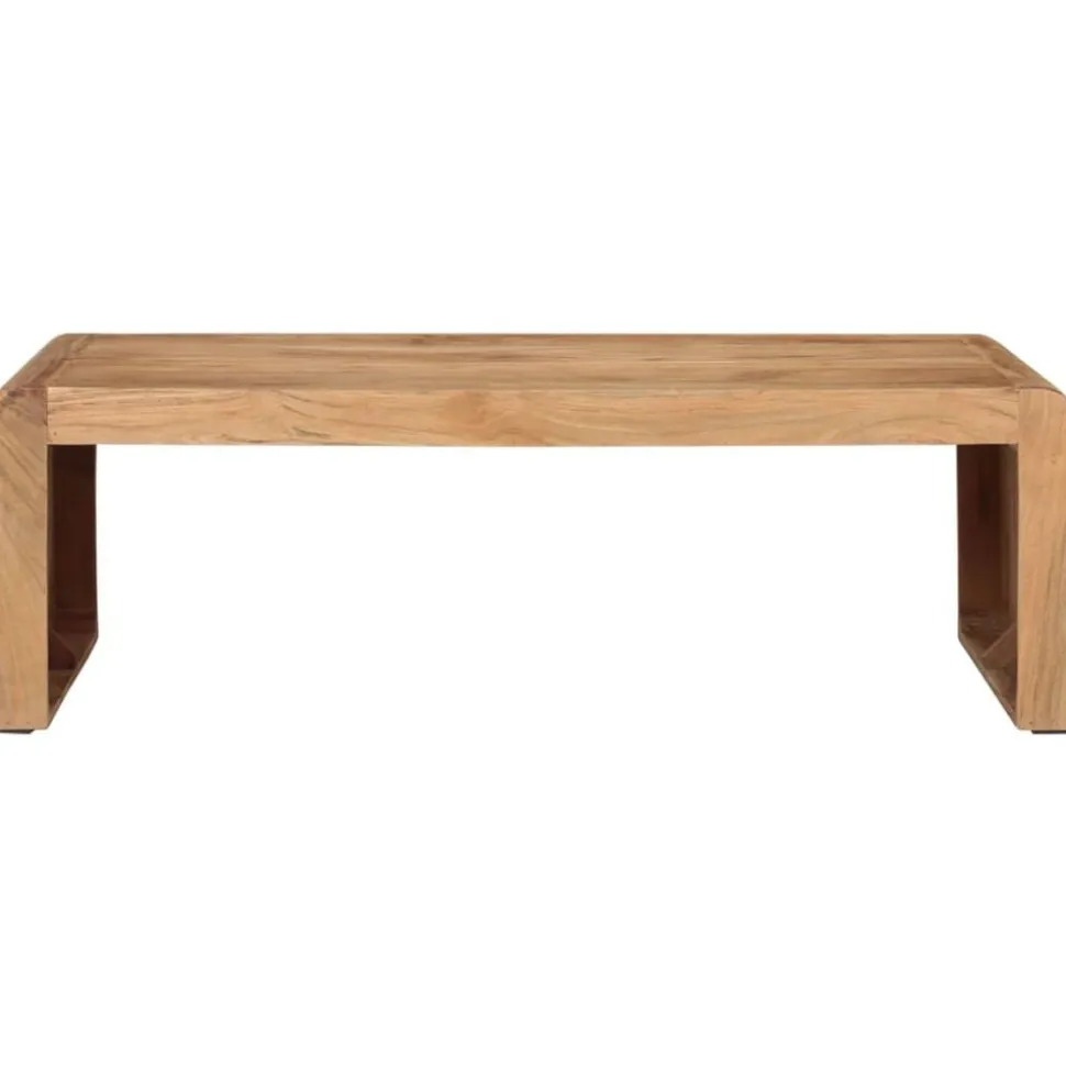 vidaXL Salontafel 110x55x35 cm massief acaciahout