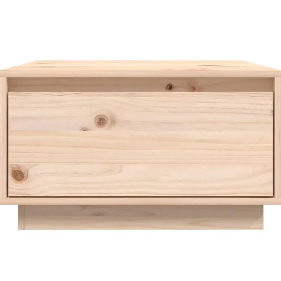 vidaXL Salontafel 55x56x32 cm massief grenenhout