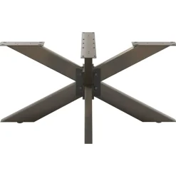 vidaXL Salontafelpoot spider vorm 98x58x(42-43) cm staal naturel