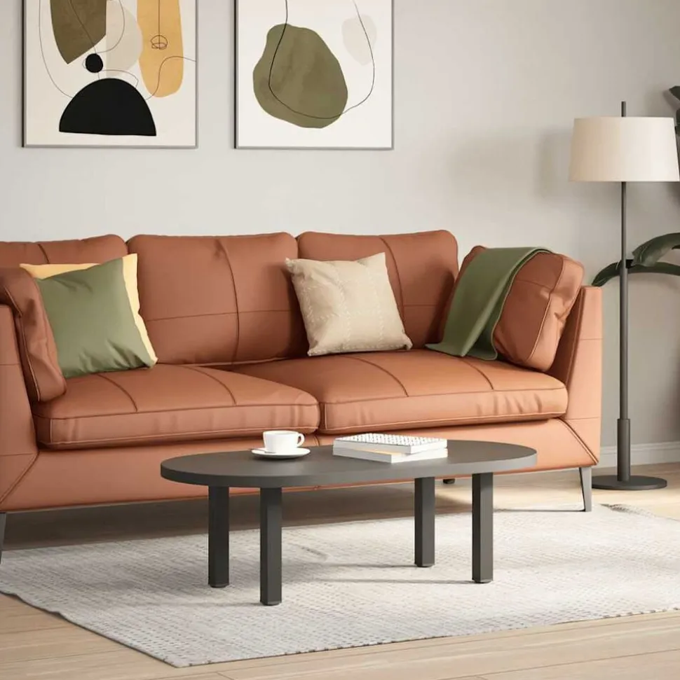 vidaXL Salontafelpoten 4 st 30-32 cm staal antraciet