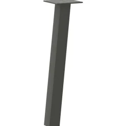 vidaXL Salontafelpoten 4 st 30 cm staal antraciet