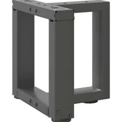 vidaXL Salontafelpoten 2 st T-vormig 30x25x(30-31) cm staal antraciet