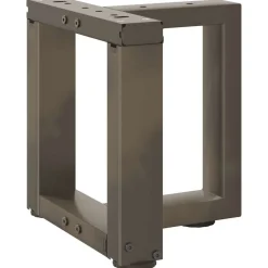 vidaXL Salontafelpoten 2 st T-vormig 30x25x(30-31) cm staal naturel
