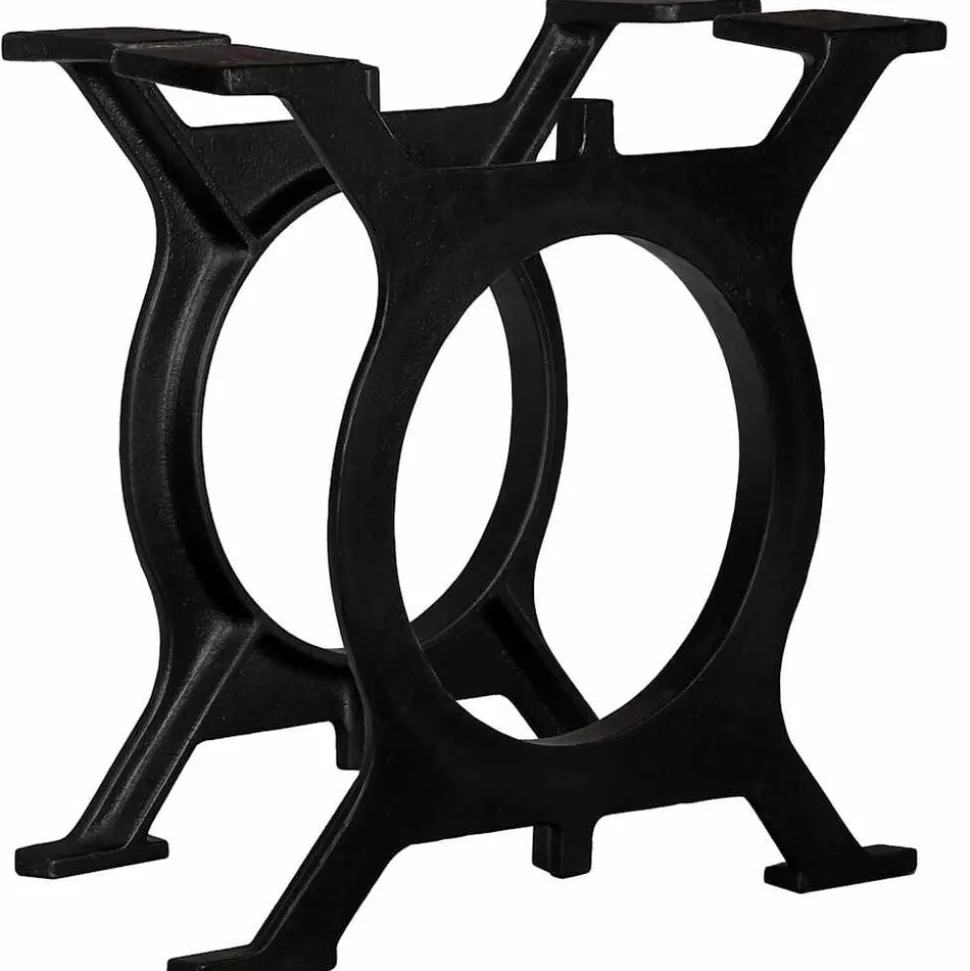 vidaXL Salontafelpoten 2 st O-frame gietijzer