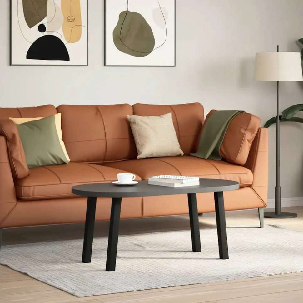vidaXL Salontafelpoten 4 st 30 cm staal zwart