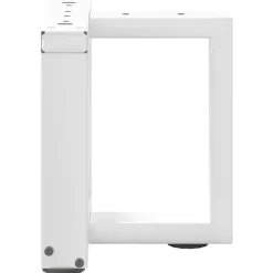 vidaXL Salontafelpoten 2 st T-vormig 30x25x(30-31) cm staal wit