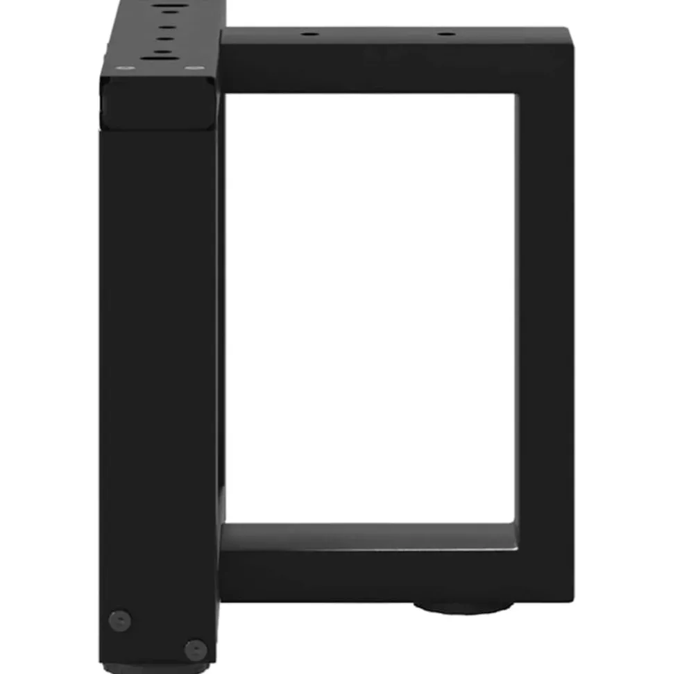 vidaXL Salontafelpoten 2 st T-vormig 30x25x(30-31) cm staal zwart
