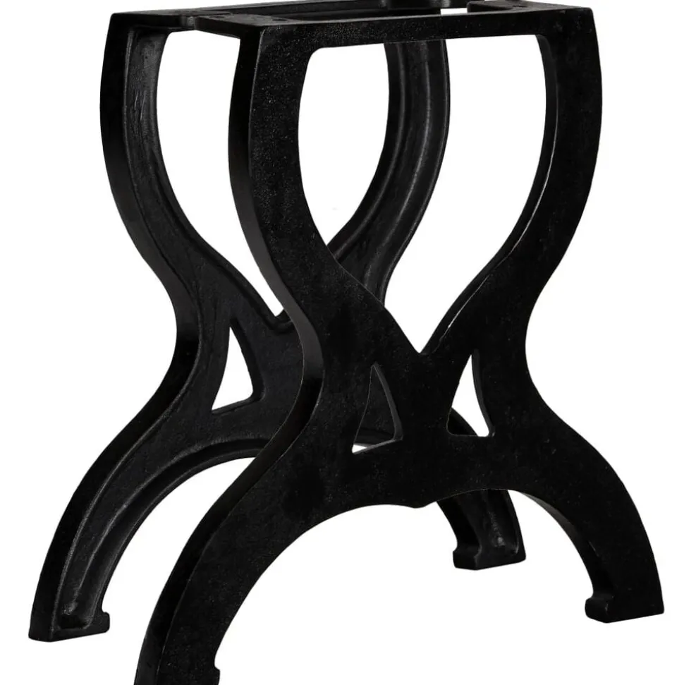 vidaXL Salontafelpoten 2 st X-frame gietijzer
