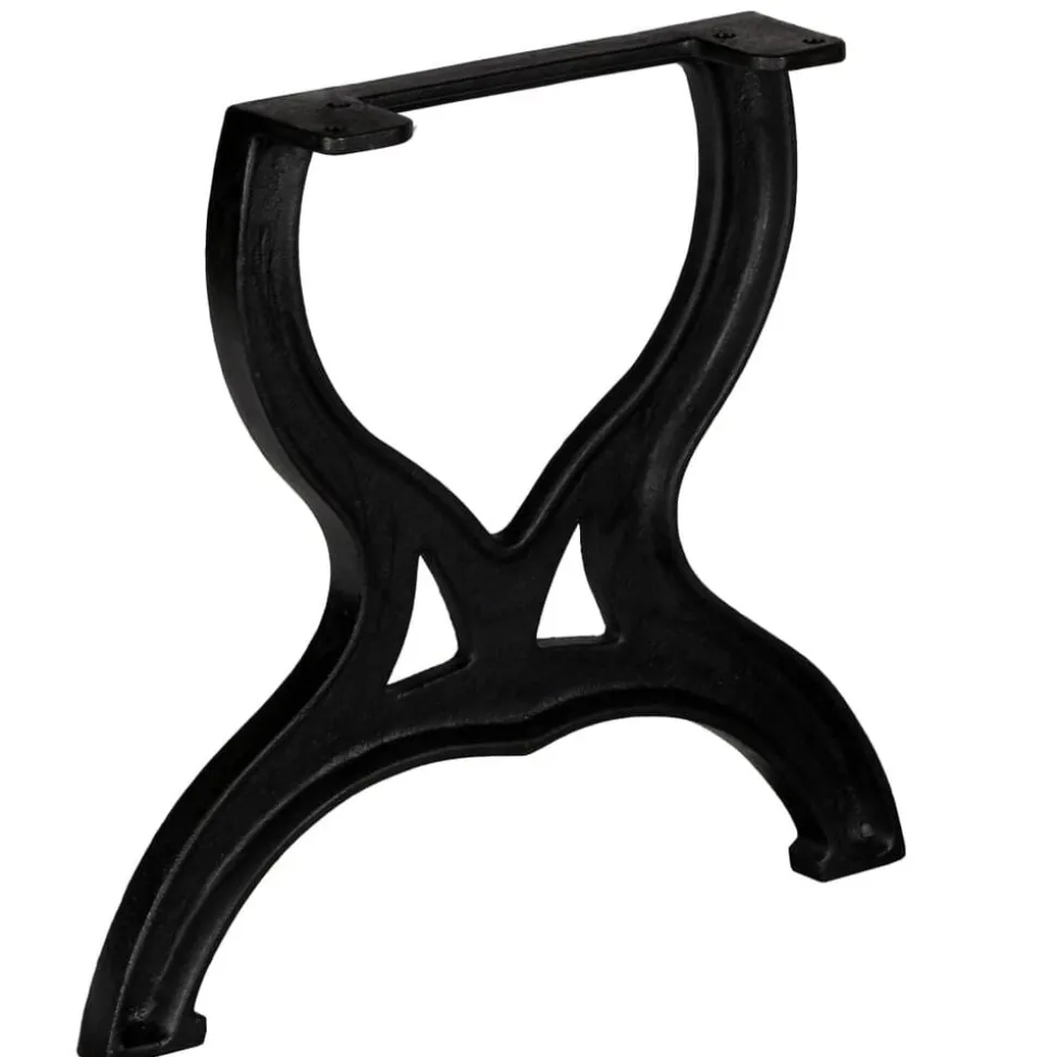 vidaXL Salontafelpoten 2 st X-frame gietijzer
