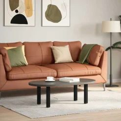 vidaXL Salontafelpoten 4 st 30-32 cm staal zwart