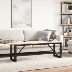 vidaXL Salontafelpoten O-frame 140x30x43 cm staal