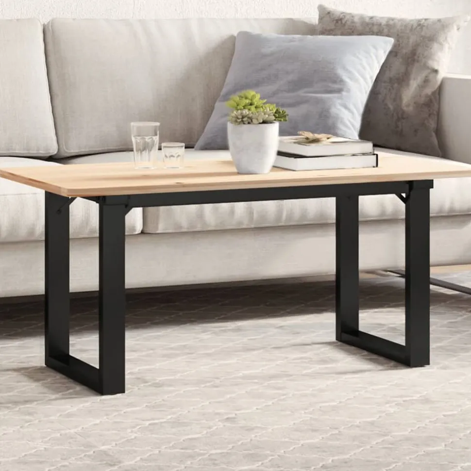 vidaXL Salontafelpoten O-frame 70x30x43 cm staal