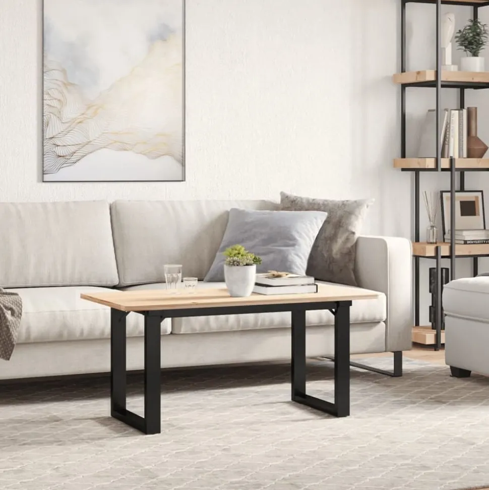 vidaXL Salontafelpoten O-frame 70x30x43 cm staal