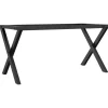 vidaXL Salontafelpoten X-frame 70x30x43 cm staal