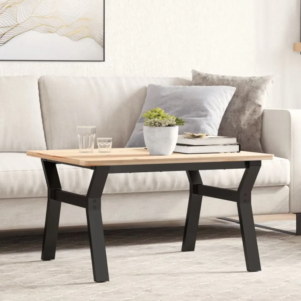 vidaXL Salontafelpoten Y-frame 70x60x43 cm staal