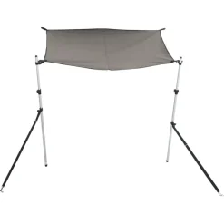 vidaXL Schaduwdoek T-top 170x170x(115-183) cm antracietgrijs
